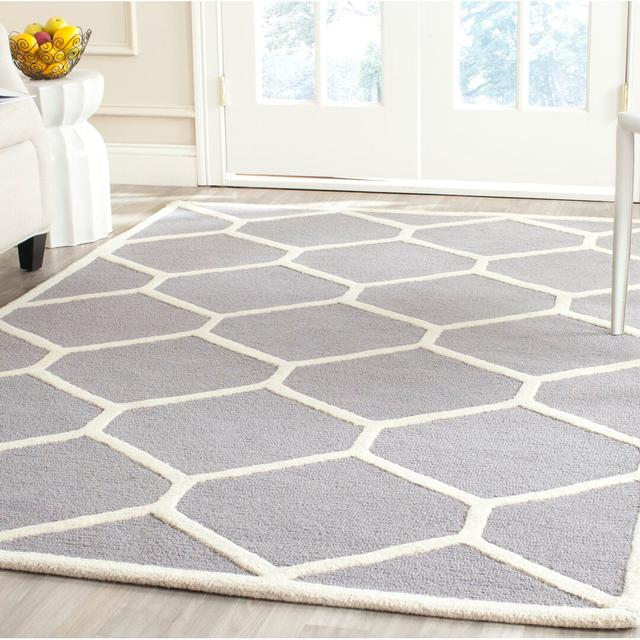 Hunstant Geometric Hand Woven 60cm X 91cm Area Rug Brayden Studio on Productcaster.