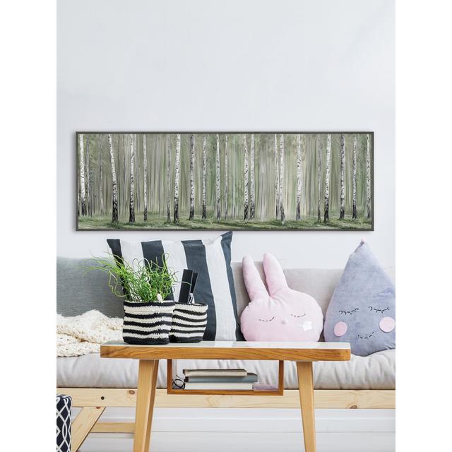 "Silence In The Trees" Floater Framed Painting Print On Canvas Union Rustic Size: 51cm H x 152cm W x 3.81cm D on Productcaster.