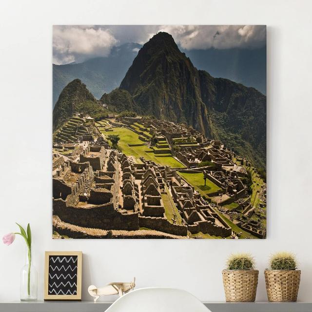 Leinwandbild Machu Picchu 2 / 2 Union Rustic Größe: 80 cm H x 80 cm B on Productcaster.