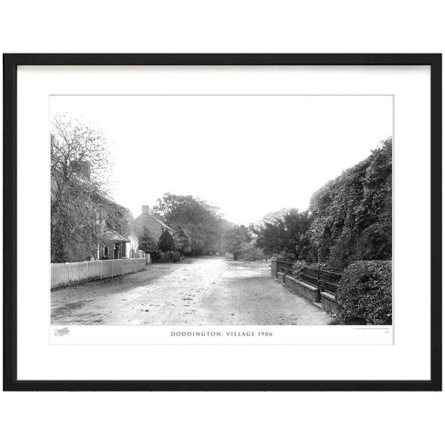 'Doddington, Village 1906' - Picture Frame Photograph Print on Paper The Francis Frith Collection Size: 43.5cm H x 53.4cm W x 2.3cm D on Productcaster.