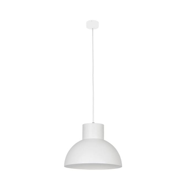 Erdener 1-Light Single Dome Pendant 17 Stories Finish: White on Productcaster.