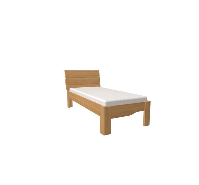 Elen Bed Frame Jelinek Size: 90 x 200 cm, Colour: Wood on Productcaster.