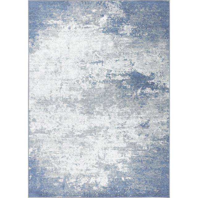 Landreneau Light Blue/Light Grey/White Rug Etta Avenue Rug Size: Rectangle 85 x 150cm on Productcaster.