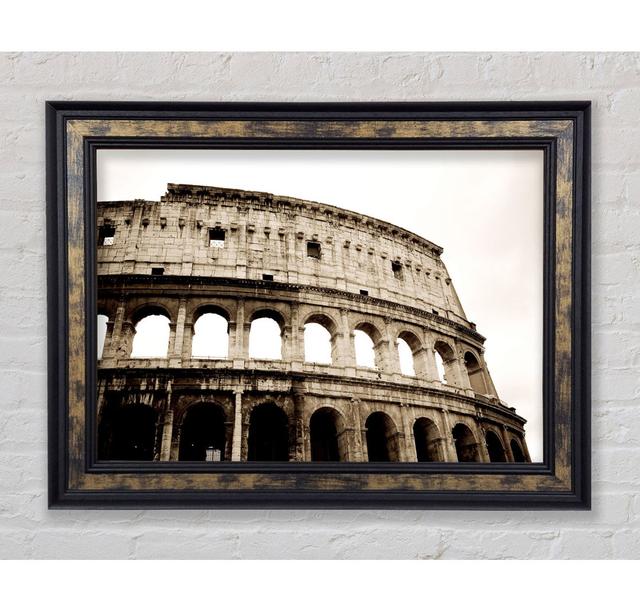 Rome The Colosseum - Single Picture Frame Art Prints Bright Star Size: 42cm H x 59.7cm W x 8cm D on Productcaster.