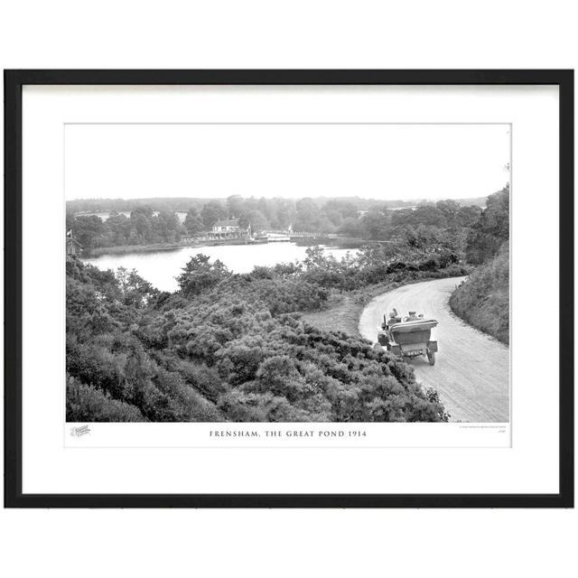 'Frensham, the Great Pond 1914' by Francis Frith - Picture Frame Photograph Print on Paper The Francis Frith Collection Size: 45cm H x 60cm W x 2.3cm on Productcaster.