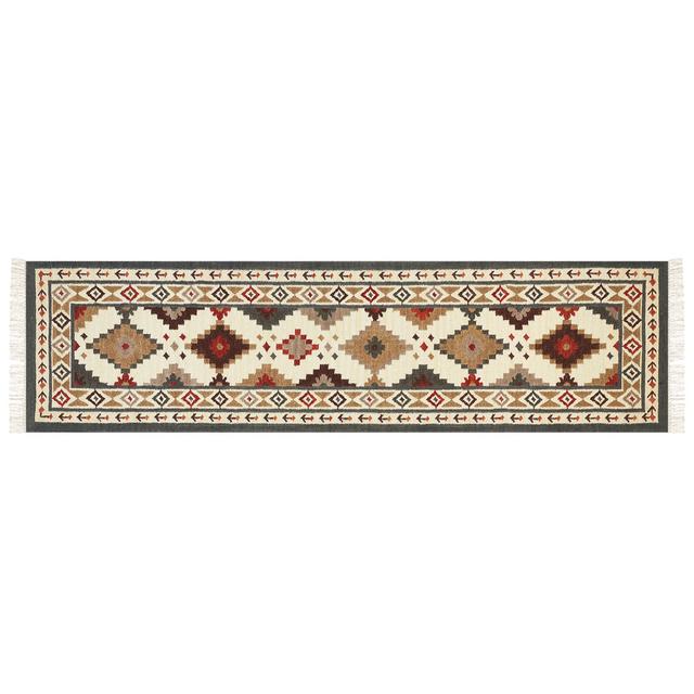 Foulger Hand Hooked Red/Beige Rug Gracie Oaks Rug Size: Runner 80 x 300cm on Productcaster.