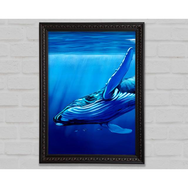 Whale Blues - Einzelner Bilderrahmen Kunstdrucke Bright Star Größe: 141,4 cm H x 100 cm B on Productcaster.