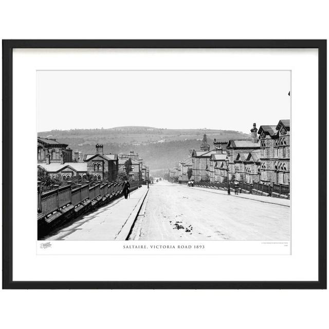 'Saltaire, Victoria Road 1893' by Francis Frith - Picture Frame Photograph Print on Paper The Francis Frith Collection Size: 28cm H x 36cm W x 2.3cm D on Productcaster.