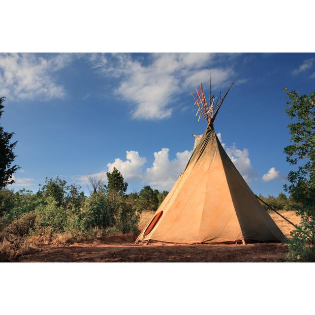 Teepee by CaraMaria - Wrapped Canvas Photograph Alpen Home Size: 61cm H x 91cm W on Productcaster.