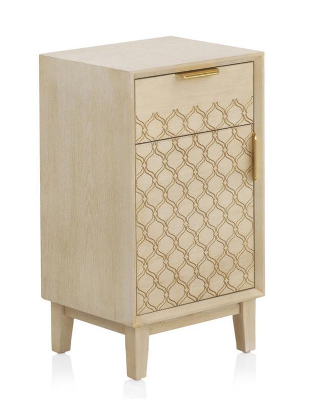 Pawhuska Manufactured Wood Bedside Table Rosdorf Park on Productcaster.