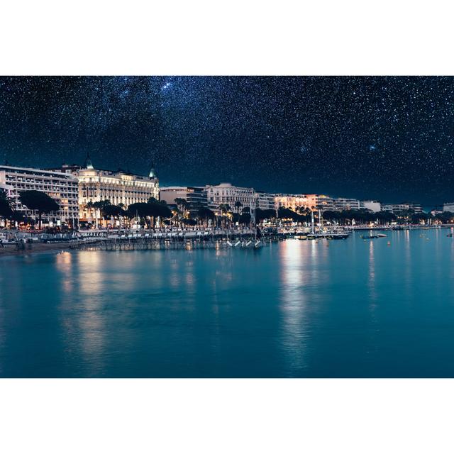 Cannes French Riviera by Lucentius - No Frame Art Prints on Canvas 17 Stories Size: 61cm H x 91cm W on Productcaster.