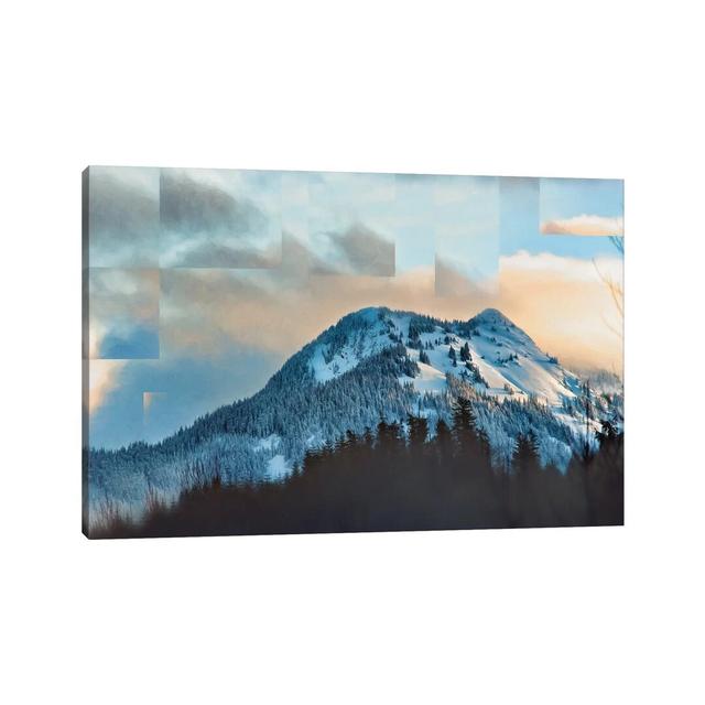 Mountain Divided by MScottPhotography - Wrapped Canvas Print Alpen Home Size: 30.48cm H x 45.72cm W x 1.91cm D on Productcaster.