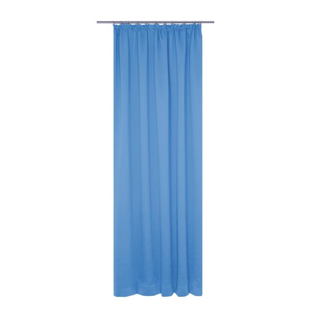 Polyester Blackout Pinch Pleat Curtain Panel Wirth Curtain Colour: Blue, Panel Size: 142cm Width x 365cm Drop on Productcaster.