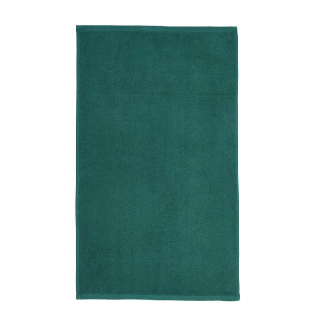 Quick Dry Cotton Bath Sheet Catherine Lansfield Colour: Forest Green on Productcaster.