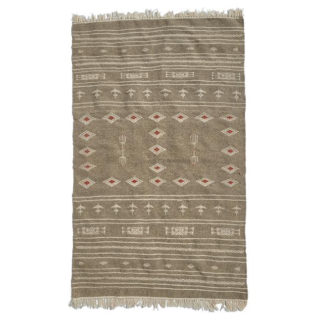 Lamberth Aztec Handmade 150cm X 97cm Grey Area Rug World Menagerie on Productcaster.