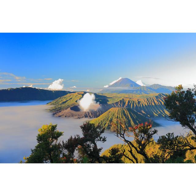 Volcano Bromo At Sunrise - Wrapped Canvas Print Alpen Home Size: 51cm H x 76cm W on Productcaster.