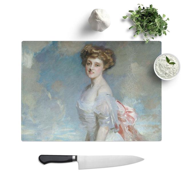 Portrait of a Lady by John Singer Sargent Chopping Board East Urban Home Size: 0.4cm H x 28.5cm W x 39cm L on Productcaster.