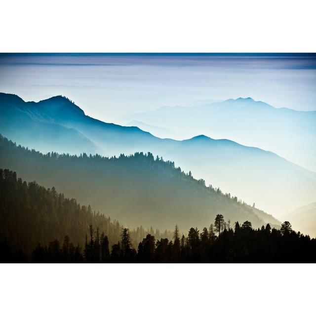 Mist On The Sierra Nevada Mountains von Pgiam - Leinwanddrucke Alpen Home Größe: 81 cm H x 122 cm B x 3,8 cm T on Productcaster.