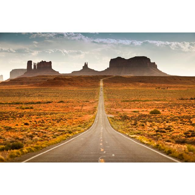 Road To Monument Valley Tribal Park by Pgiam - No Frame Print on Canvas 17 Stories Size: 51cm H x 76cm W on Productcaster.