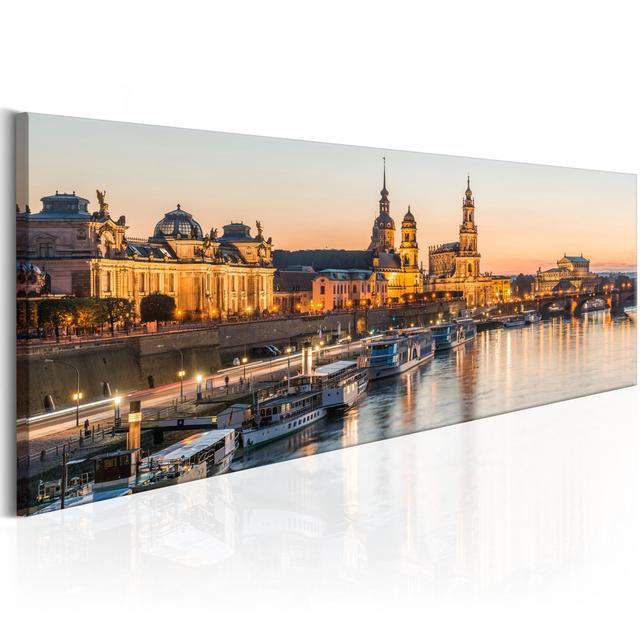 Leinwandbild - Beautiful Dresden Artgeist Größe: 40 cm H x 120 cm B on Productcaster.