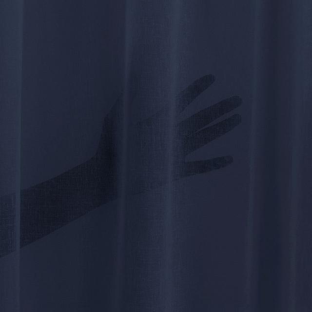 Sheer Curtain Lilijan Home & Curtain Panel Size: 280cm Width x 200cm Drop, Curtain Colour: Navy on Productcaster.