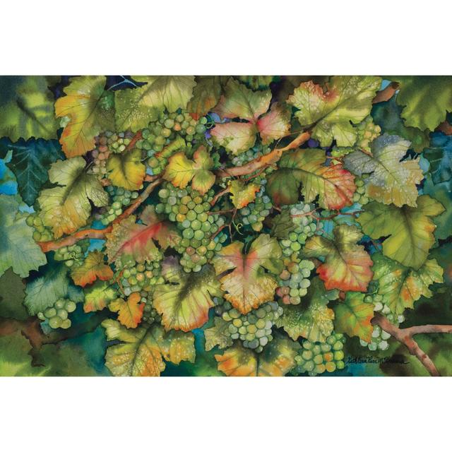 Chardonnay Grapes by Kathleen Parr McKenna - Wrapped Canvas Art Prints ClassicLiving Size: 81cm H x 122cm W x 3.8cm D on Productcaster.