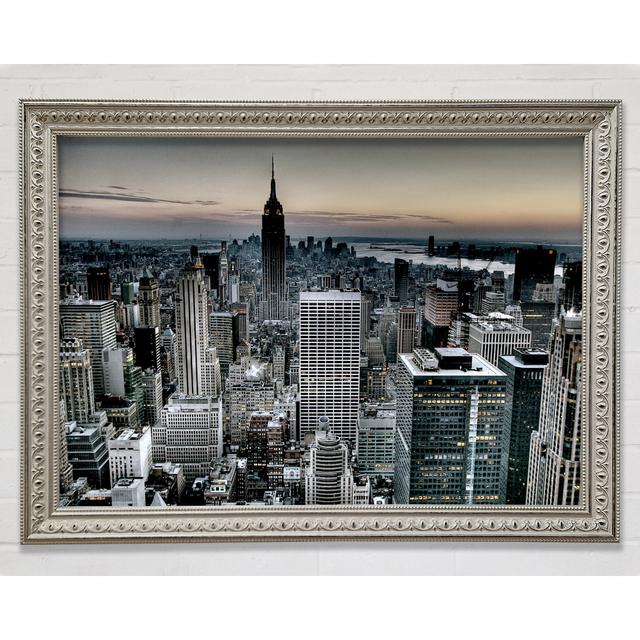 Across New York - Single Picture Frame Art Prints Bright Star Size: 59.7cm H x 84.1cm W x 3cm D on Productcaster.