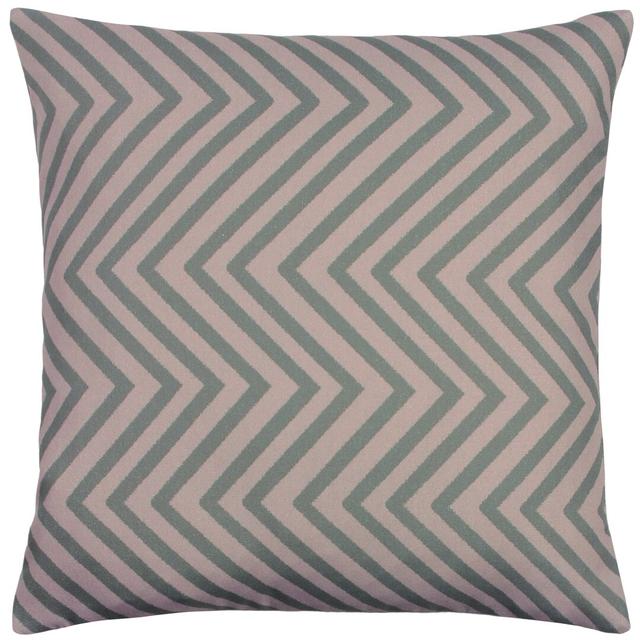 Chevron Square Throw Pillow Cover furn. Colour: Blush/Grey on Productcaster.