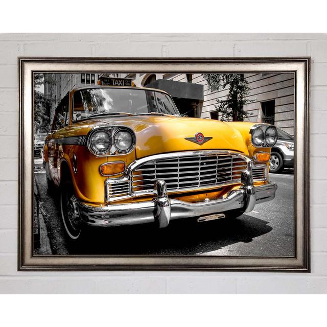 New York Yellow Cab - Single Picture Frame Art Prints Williston Forge Size: 21cm H x 29.7cm W on Productcaster.