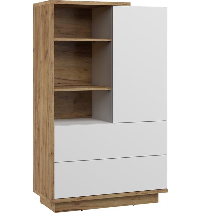 Ellen-Paige Hybrid - HYB-17 - Bookstand 1D2S Ebern Designs Colour: Golden Craft/White Gloss on Productcaster.