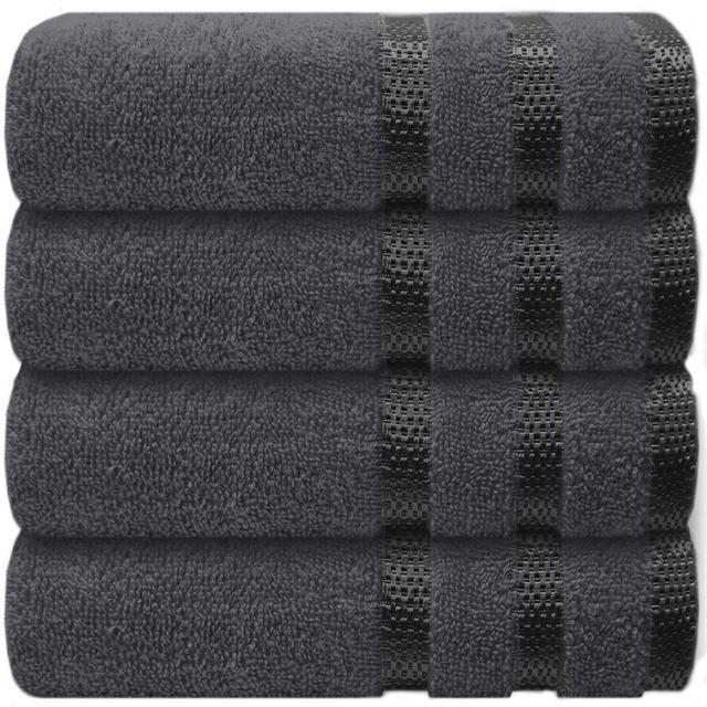 Michiharu Premium Hand Towel (Set of 4) 17 Stories Colour: Grey on Productcaster.