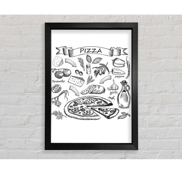 Perfect Pizza Topping - Single Picture Frame Art Prints Rosalind Wheeler Size: 84.1cm H x 59.7cm W x 3.4cm D on Productcaster.