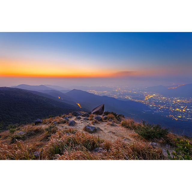 Tai Mo Shan Sunset - Wrapped Canvas Print Alpen Home Size: 51cm H x 76cm W on Productcaster.