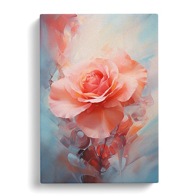 Rose Abstract No.2 - No Frame Art Prints Marlow Home Co. Size: 76cm H x 50cm W x 3cm D on Productcaster.