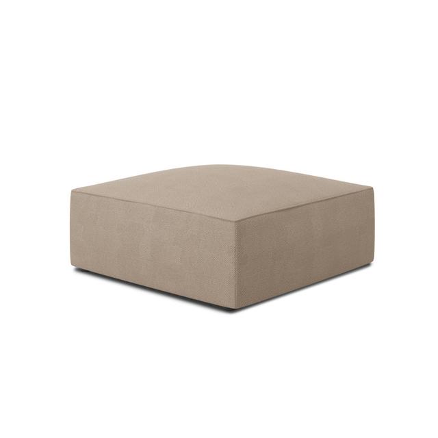 Hocker Ironesha Ebern Designs Polsterfarbe: Dunkles Beige on Productcaster.