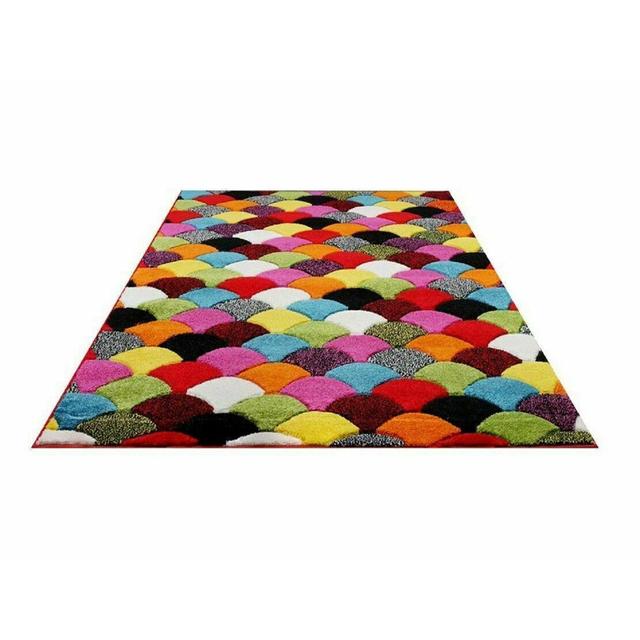 Leonanie Geometric Machine Woven Area Rug East Urban Home Rug Size: Rectangle 200 x 290cm on Productcaster.