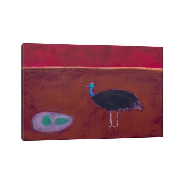 Cassowary - Wrapped Canvas Painting Alpen Home Size: 30.48cm H x 45.72cm W x 1.91cm D on Productcaster.