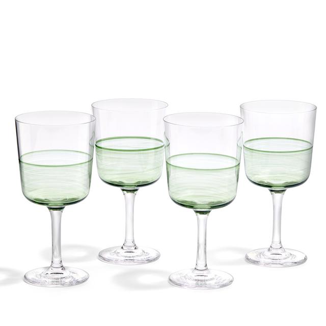 Royal Doulton, 1815 - Wine Glass Set 390 ml (Set of 4) Royal Doulton Colour: Green on Productcaster.