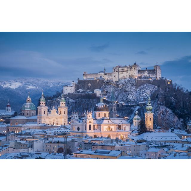 Salzburg at Christmas Time in Winter by Bluejayphoto - Wrapped Canvas Photograph 17 Stories Size: 61cm H x 91cm W on Productcaster.