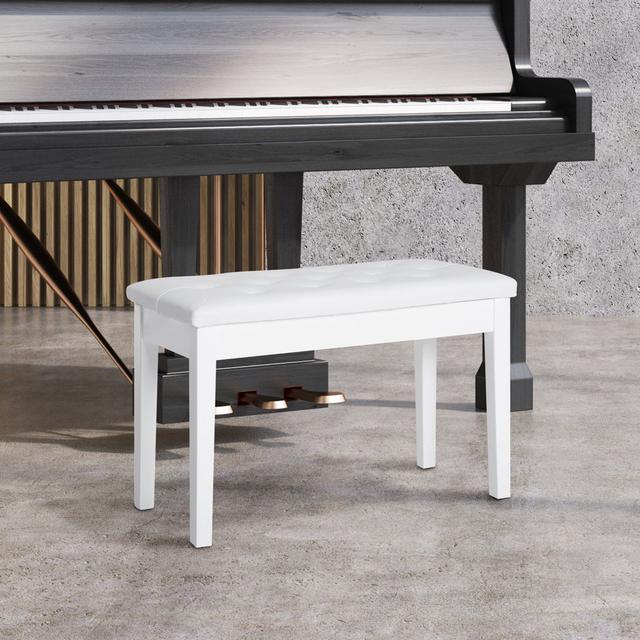 Hoagland Wood Storage Bench ClassicLiving Colour: White on Productcaster.