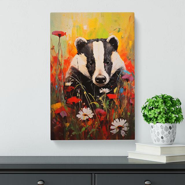 Badger Expressionism No.2 - No Frame Print Alpen Home Size: 60cm H x 40cm W x 3cm D on Productcaster.