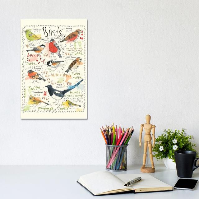 Birds In Your Garden I MCE2 Maturi Size: 30.48cm H x 20.32cm W x 1.905cm D on Productcaster.