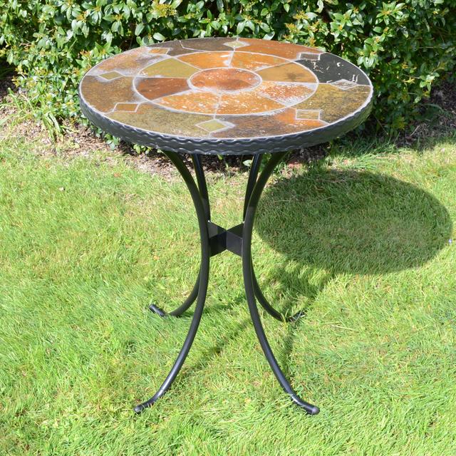 ONDARA Garden Stone Mosaic Bistro Table Dakota Fields on Productcaster.