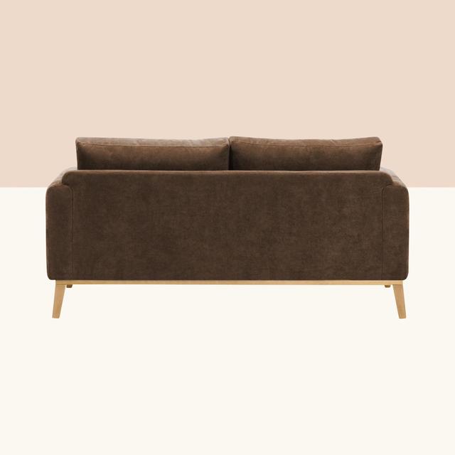 Neven 3 Seater Sofa Mikado Living Upholstery: Brown on Productcaster.