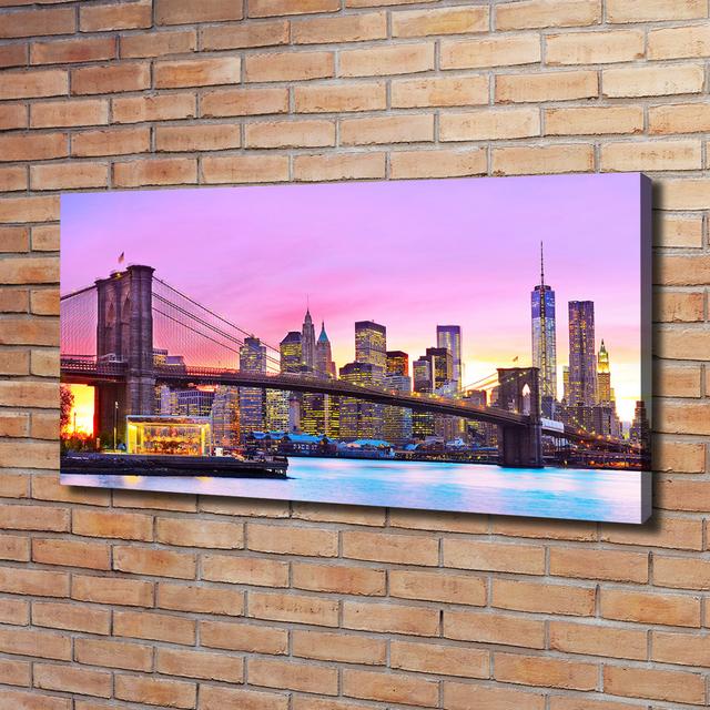 Manhattan New York - Wrapped Canvas Art Prints Brayden Studio on Productcaster.