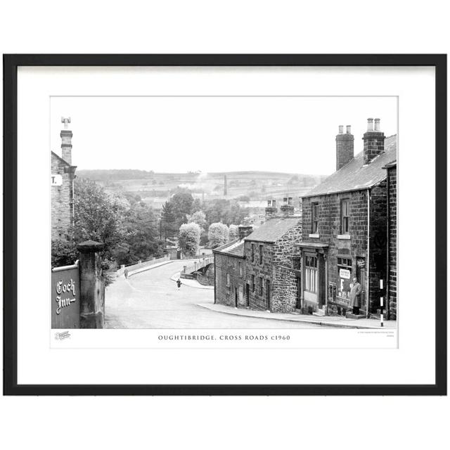 'Oughtibridge, Cross Roads C1960' - Picture Frame Photograph Print on Paper The Francis Frith Collection Size: 60cm H x 80cm W x 2.3cm D on Productcaster.