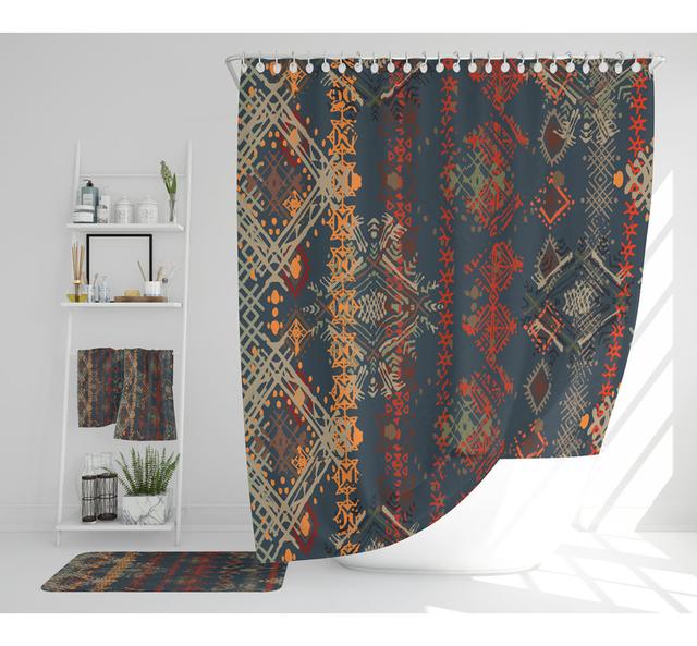 Nayora Polyester Shower Curtain Set (Set of 3) East Urban Home on Productcaster.