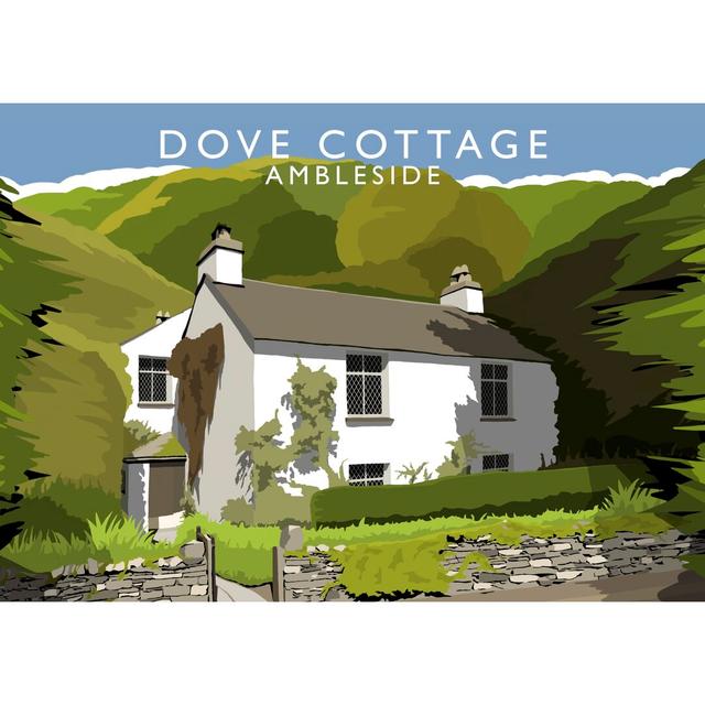 Dove Cottage by Richard O'Neil - Graphic Art Print on Paper East Urban Home Format: No Frame, Size: 30 cm H x 40 cm W x 1 cm D on Productcaster.