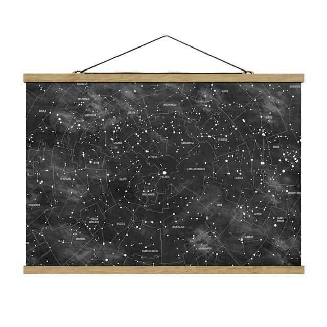 Constellation Map Board Optics - Photograph Print Maturi Size: 53.5cm H x 80cm W x 0.3cm D on Productcaster.