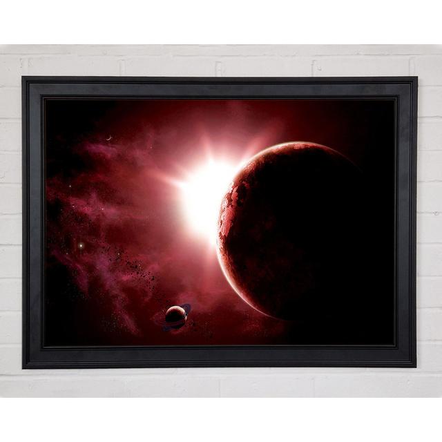 Eclipse Of The Red Planet - Print 17 Stories Size: 21cm H x 29.7cm W x 1.5cm D on Productcaster.